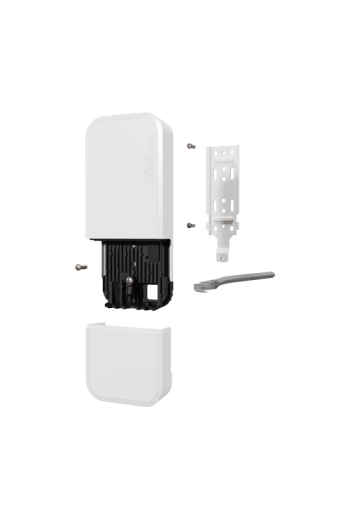 wAP ax, 2 x Gigabit, 802.11b/g/n/ax 2.4Ghz, 802.11a/n/ac/ax 5GHz, NAND, PoE-IN, IP54 - MikroTik wAPG-5HaxD2HaxD