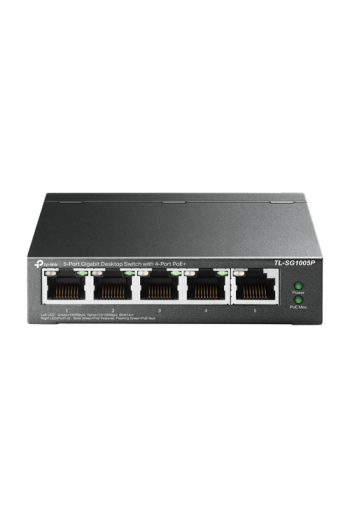 Switch 4 x RJ45 1G PoE, 1 x RJ45 1G, Unmanaged - TP-Link TL-SG1005P