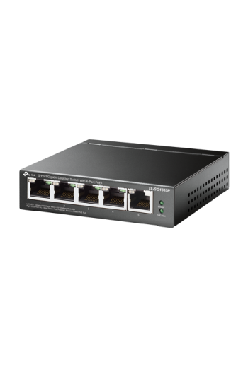 Switch 4 x RJ45 1G PoE, 1 x RJ45 1G, Unmanaged - TP-Link TL-SG1005P