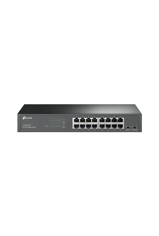 Switch 16 x RJ45 Gigabit, Unmanaged, 1U - TP-Link TL-SG1016D