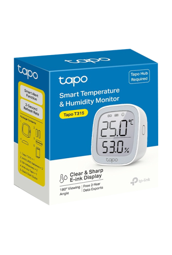 Termometru si higrometru inteligent TP-Link Tapo T315 Afisaj E-ink - TP-LINK TapoT315