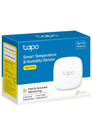 Senzor inteligent de temperatura si umiditate, TP-link, Tapo T310, Alb - TP-LINK TapoT310