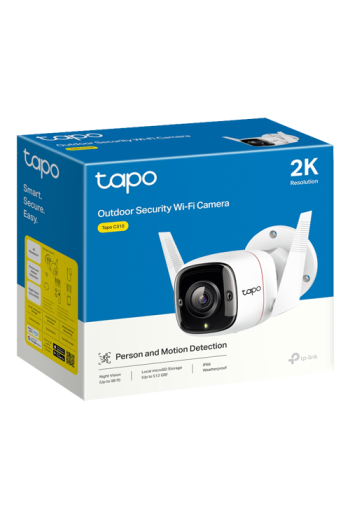 Camera IP Wi-Fi, Rezolutie 2K, Audio bidirectional, Alarma, IR 30M - TP-Link Tapo TapoC310