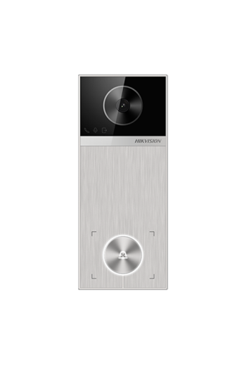 Panou exterior videointerfon TCP/IP 4MP, IR 3m, Wi-Fi6, Bluetooth, M1, IP65 - HIKVISION DS-KV6114-MWBE1