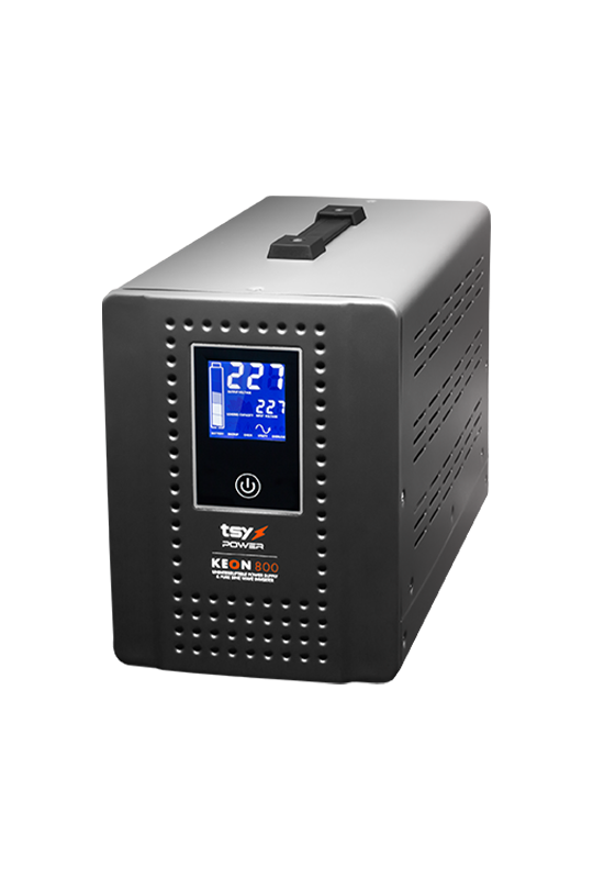 UPS 800VA, repornire automata, afisaj LCD, protectii multiple, Input AC 155-285V UPS-KEON-800VA