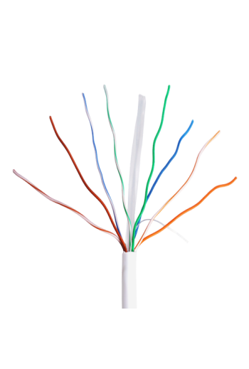 Cablu UTP, cat 6E, cupru integral, LSZH, cutie 305 metri, DCA - UNV UV-UTP6-300-BC24AWG-DCA-B-W