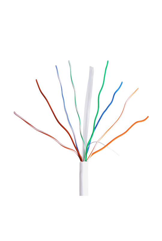 Cablu UTP, cat 6E, cupru integral, LSZH, cutie 305 metri, DCA - UNV UV-UTP6-300-BC24AWG-DCA-B-W