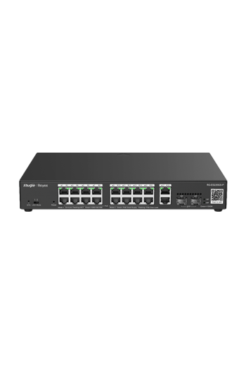Switch L2, 16 x RJ45 1G PoE, 2 x SFP 1G, 2 x RJ45 1G, Cloud Management - Ruijie Reyee RG-ES220GS-LP