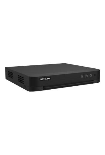 DVR AcuSense 4 ch., 5MP + 2 ch. IP 4K, Audio bidirectional, 1U - HIKVISION iDS-7204HUHI-M1-T