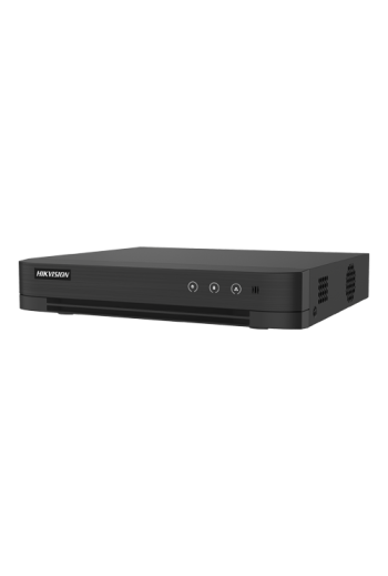 DVR AcuSense 4 ch., 5MP + 2 ch. IP 4K, Audio bidirectional, 1U - HIKVISION iDS-7204HUHI-M1-T
