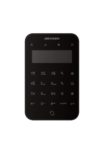 Tastatura Wireless, LCD, AX PRO 868Mhz, Neagra - HIKVISION DS-PK1-LT-WE-Black