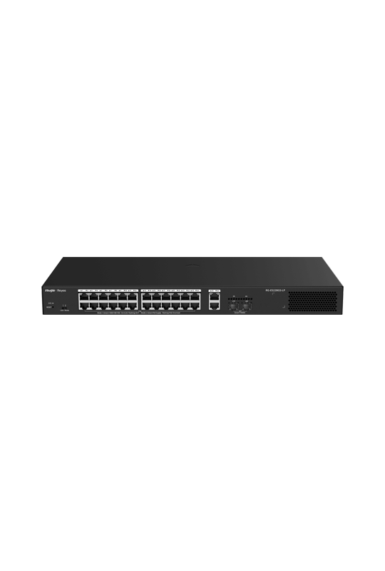 Switch L2, 24 x RJ45 1G PoE+, 2 x RJ45 1G, 2 x SFP 1G, Cloud Management - Ruijie Reyee RG-ES228GS-LP