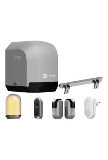 Kit automatizare poarta culisanta 400Kg/6m, Wi-Fi, alarma luminoasa - EZVIZ CS-HG2-R100-40HL