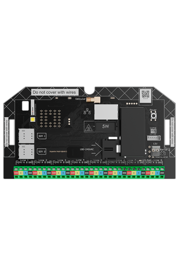Centrala alarma Superior Hub Hybrid 2, Ethernet, fara carcasa - AJAX SuperiorHubHybrid2(NC)