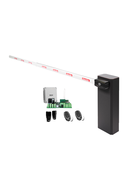 KIT complet bariera acces AUTO / 6 m, montaj universal ST/DR - MOTORLINE TURBO-6-LITE+ZUM75HTSL-6-KIT