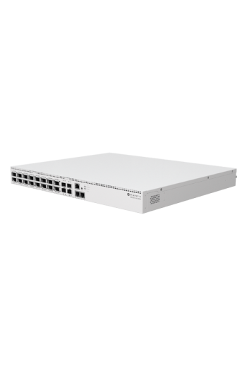 Switch L3, 4 x SF28 25G, 16 x QSFP28 100G, 2 x RJ45 10G - MikroTik CRS520-4XS-16XQ-RM