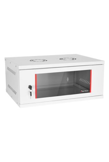 Rack perete 4U 19'' 542X400, capacitate incarcare 50 kg, RAL7035 - ASYTECH Networking ASY-4U-5440SBW