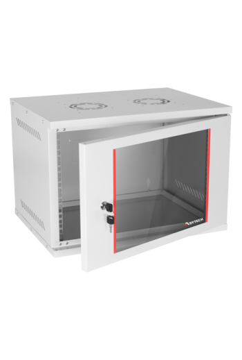Rack perete 7U 19'' 542X400, capacitate incarcare 50 kg, RAL7035 - ASYTECH Networking ASY-7U-5440SBW