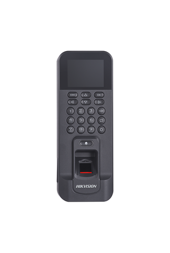 Terminal control acces cu pontaj, LCD 2.4 inch., PIN/M1, Wiegand 26/34, RS485, WiFi - HIKVISION DS-K1T804AMF