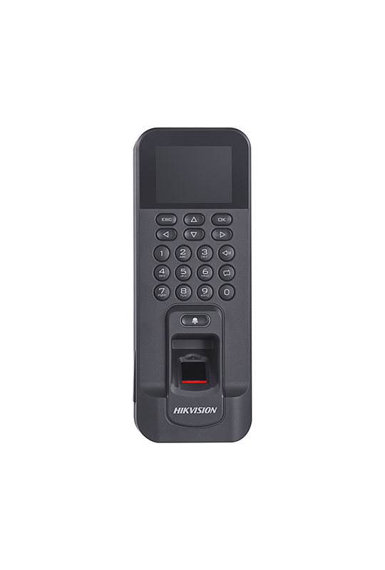 Terminal control acces cu pontaj, LCD 2.4 inch., PIN/M1, Wiegand 26/34, RS485, WiFi - HIKVISION DS-K1T804AMF