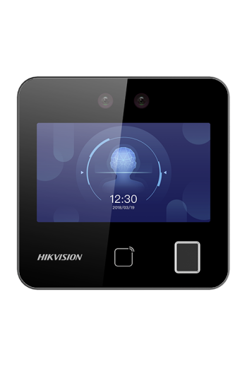 Terminal control acces recunoastere faciala, 4.3 inch touch screen, M1, Amprenta, WiFi - HIKVISION DS-K1T343MFWX-B-S