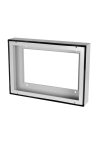 Plinta pentru rack de exterior EXIP55 19', 600x450, RAL 7035, IP55 - ASYTECH Networking ASY-PLNTH45IP55