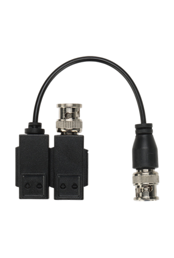 Video balun pasiv HD, transmisie prin UTP Cat5e/6, set 2 buc - HIKVISION DS-1H18-A
