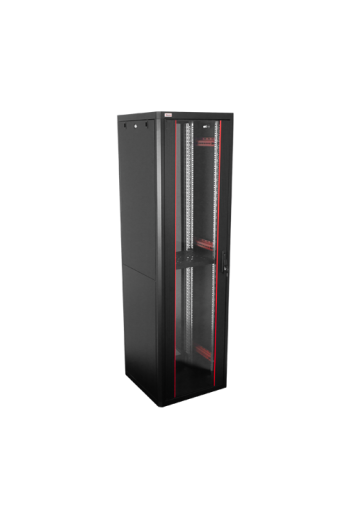 Rack de podea PRO SERIES 42U 19'' 600x600, capacitate 1000 kg, RAL 9005, asamblat ASY-42U-6060PRO