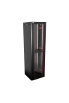 Rack de podea PRO SERIES 42U 19'' 600x600, capacitate 1000 kg, RAL 9005, asamblat ASY-42U-6060PRO
