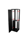Rack de podea PRO SERIES 42U 19'' 600x600, capacitate 1000 kg, RAL 9005, asamblat ASY-42U-6060PRO