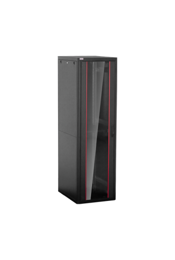 Rack de podea PRO SERIES 42U 19'' 600x800, capacitate 1000 kg, RAL 9005, asamblat ASY-42U-6080PRO