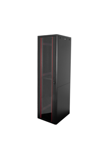 Rack de podea PRO SERIES 47U 19'' 600x800, capacitate 1000 kg, RAL 9005, asamblat ASY-47U-6080PRO
