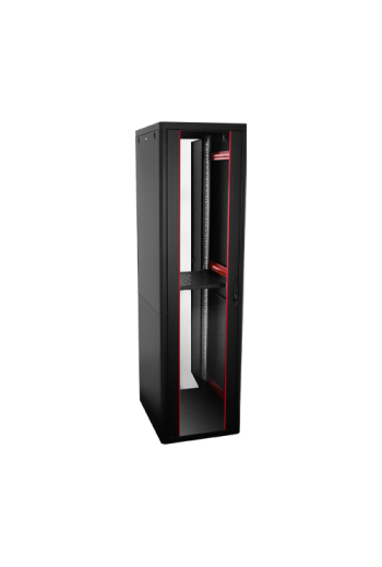 Rack de podea PRO SERIES 47U 19'' 600x800, capacitate 1000 kg, RAL 9005, asamblat ASY-47U-6080PRO