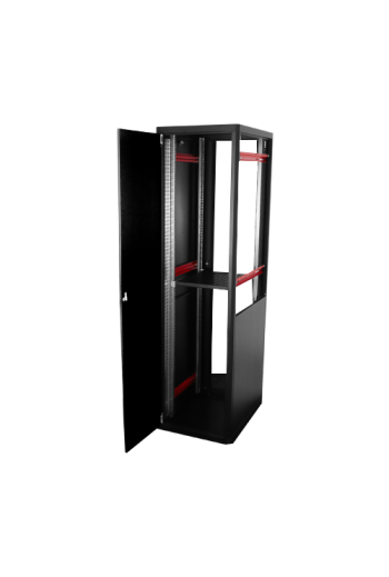 Rack de podea PRO SERIES 47U 19'' 600x800, capacitate 1000 kg, RAL 9005, asamblat ASY-47U-6080PRO