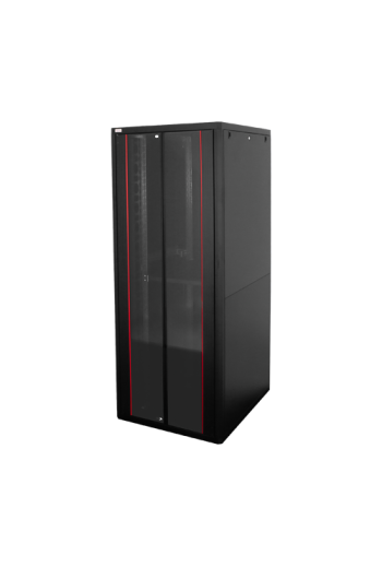 Rack de podea PRO SERIES 47U 19'' 800x1000, capacitate 1000 kg, RAL 9005, asamblat ASY-47U-80100PRO