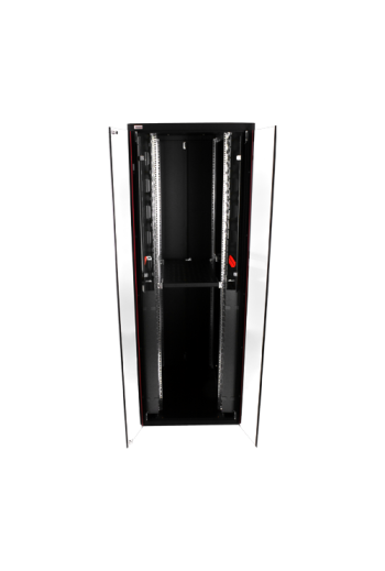 Rack de podea PRO SERIES 47U 19'' 800x1000, capacitate 1000 kg, RAL 9005, asamblat ASY-47U-80100PRO