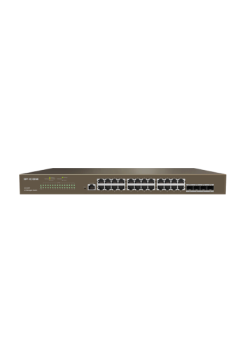 Switch 24 x RJ45 Gigabit, 4 x SFP Gigabit, L2 Cloud Management - IP-COM G3328F
