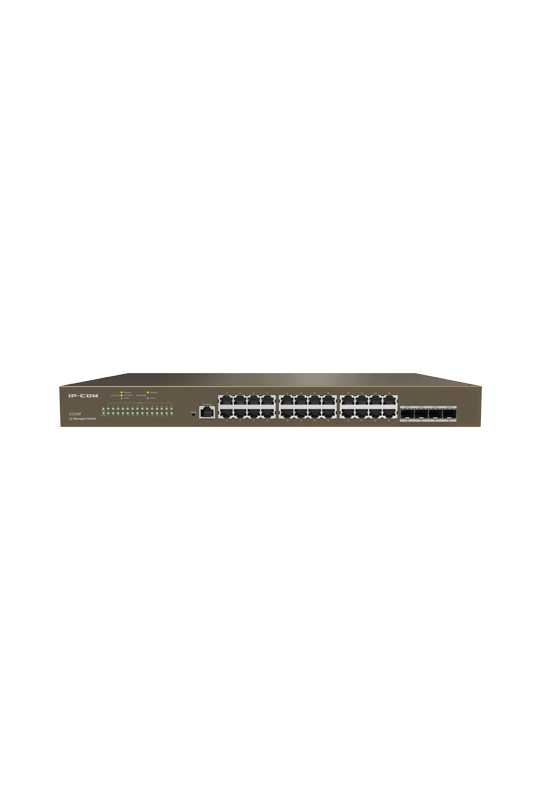 Switch 24 x RJ45 Gigabit, 4 x SFP Gigabit, L2 Cloud Management - IP-COM G3328F