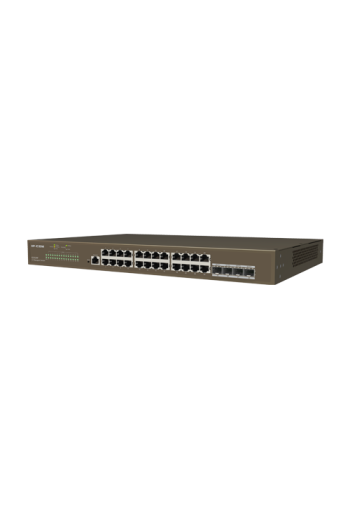 Switch 24 x RJ45 Gigabit, 4 x SFP Gigabit, L2 Cloud Management - IP-COM G3328F