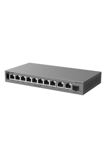 Switch L2, 10 x RJ45 1G (8 x PoE+), 1 x SFP 1G, Putere PoE 70W, Cloud Management - Ruijie Reyee RG-ES211GS-LP