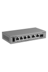 Switch L2, 6 x RJ45 1G (4 x PoE+), 1 x SFP 1G, Putere PoE 54W, Cloud Management - Ruijie Reyee RG-ES207GS-P