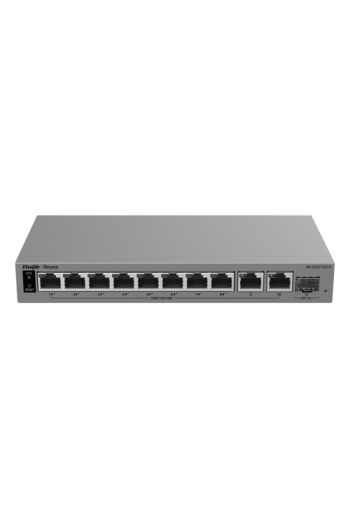 Switch L2, 10 x RJ45 1G (8 x PoE+), 1 x SFP 1G, Putere PoE 120W, Cloud Management - Ruijie Reyee RG-ES211GS-P