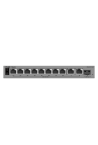 Switch L2, 10 x RJ45 1G (8 x PoE+), 1 x SFP 1G, Putere PoE 120W, Cloud Management - Ruijie Reyee RG-ES211GS-P