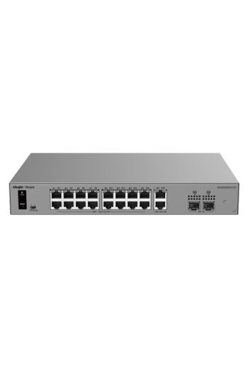 Switch L2, 18 x RJ45 1G (16 x PoE+), 2 x SFP 1G, Putere PoE 250W, Cloud Management - Ruijie Reyee RG-ES220GS-P-V2