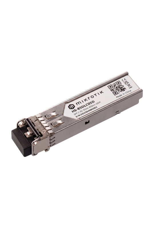Modul SFP, 1.25G/2.5G, MM, 550m, 850nm, Industrial - MikroTik HS-85DLC05D