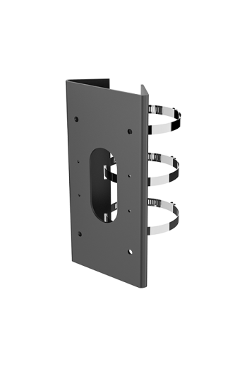 Adaptor montaj stalp pentru camere si doze, Black - HIKVISION DS-1475ZJ-SUS(BLACK)