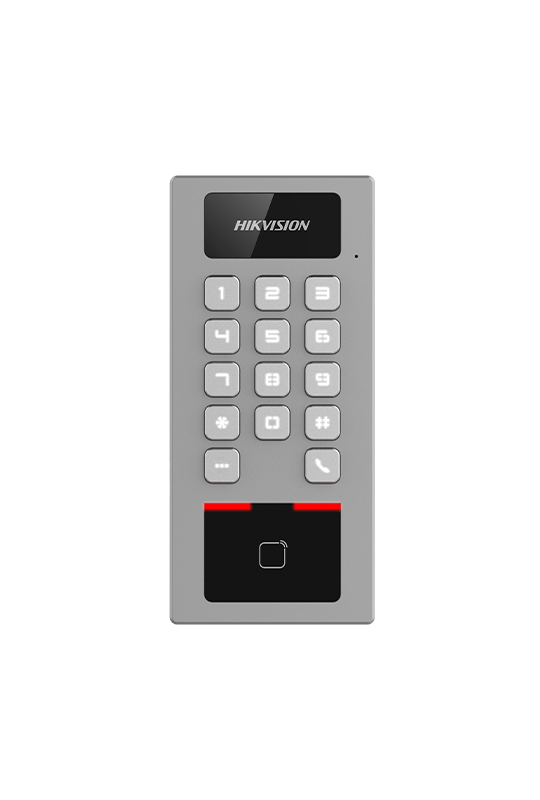 Terminal control acces, PIN, cititor card, Bluetooth, Wi-Fi, Alarma, IK09 - HIKVISION DS-K1T502DBWX-E1