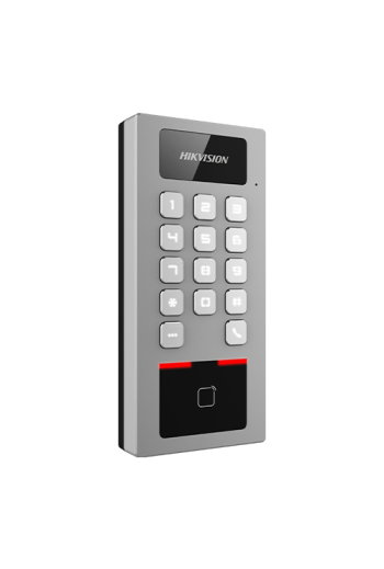 Terminal control acces, PIN, cititor card, Bluetooth, Wi-Fi, Alarma, IK09 - HIKVISION DS-K1T502DBWX-E1