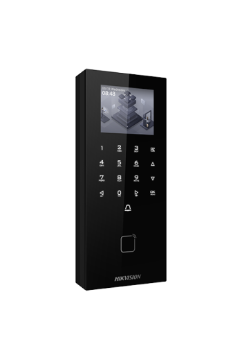Terminal control acces, ecran 2.4 inch, PIN/Card M1, Bluetooth, Wiegand 26/34, RS485 - HIKVISION DS-K1T807MX-E1