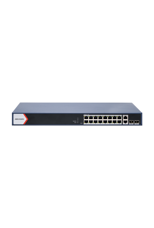 Switch 16 x RJ45 1G Smart PoE 230W, 2 x RJ45 1G, 2 x SFP 1G, Smart Management - HIKVISION DS-3E1520P-EI